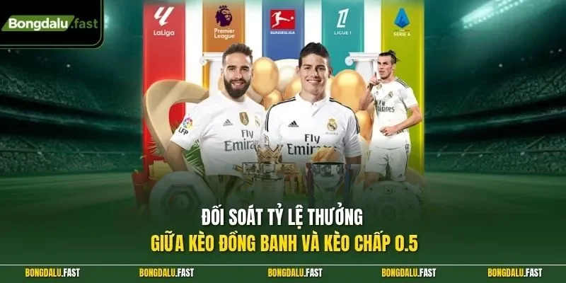 Đối soát tỷ lệ thưởng giữa kèo đồng banh và kèo chấp 0.5