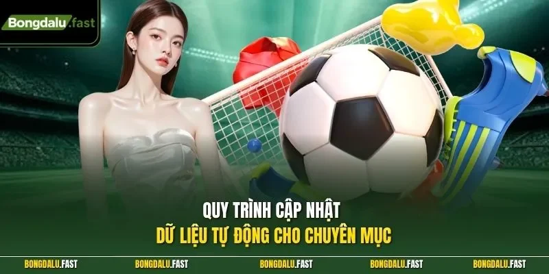 Quy trình cập nhật dữ liệu tự động cho chuyên mục